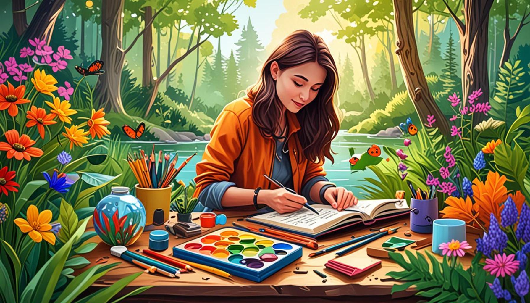 Exploring Art in Nature: Creative Hobbies that Celebrate the Natural World and Promote Connection with the Environment
