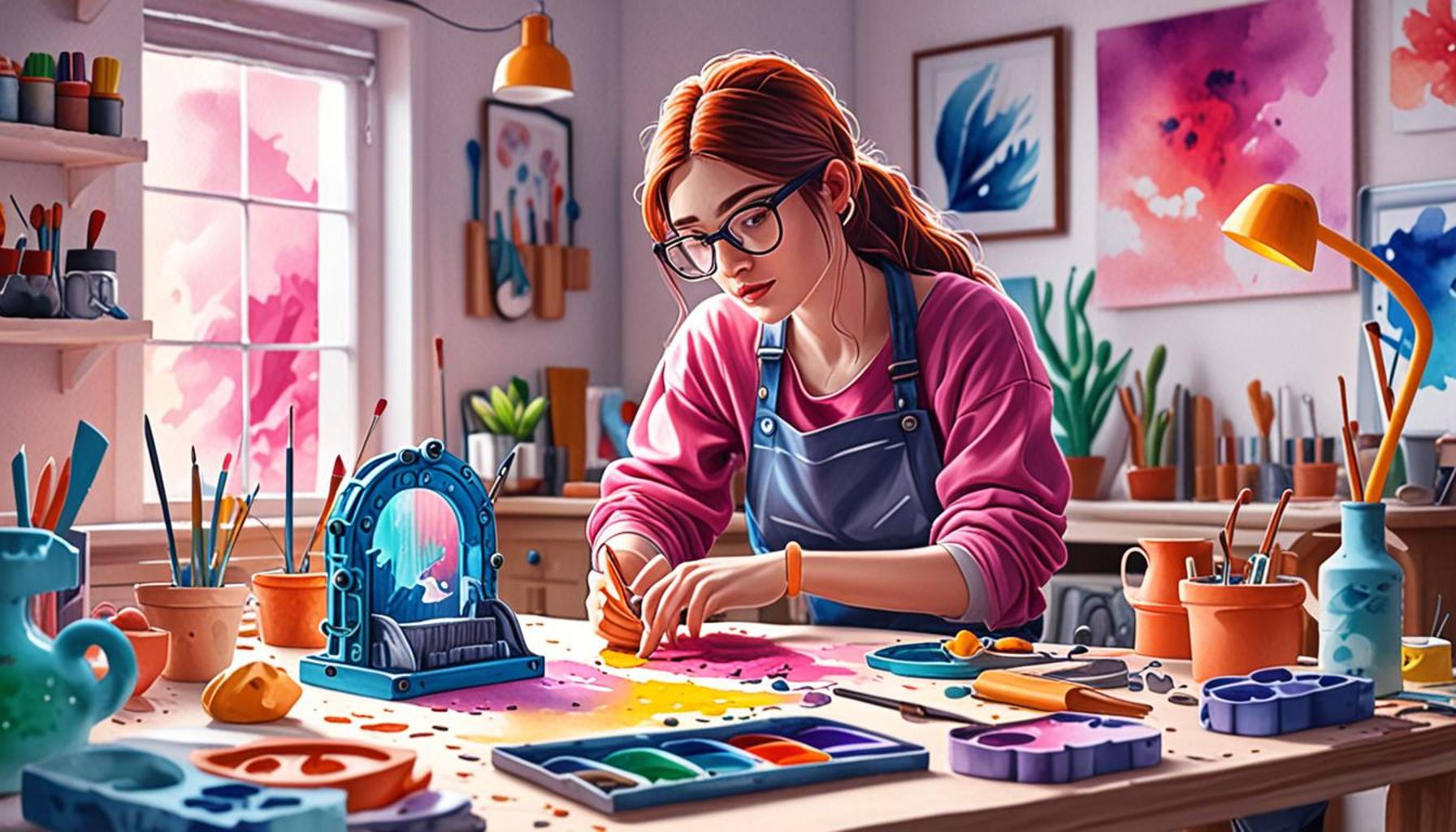 Digital Craft: Exploring the World of Virtual Creations and 3D Printing